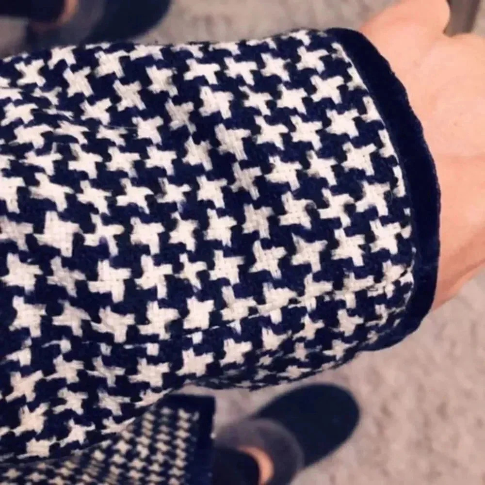 JOUR/NÉ HOUNDSTOOTH Embroidered coat - Picture 6 of 9